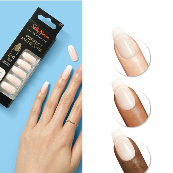 Perfect Manicure Coffin Nails - White - Picture 1 of 16